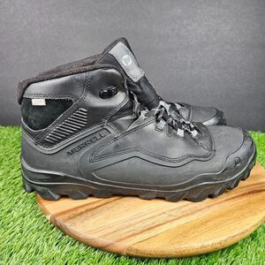 Merrell Overlook 6 Ice+ Waterproof Vibram Black Mens 11 Outdoor Shoes J36941